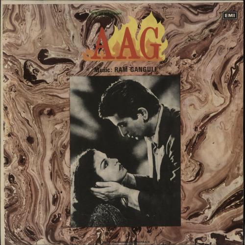 Ram Ganguli Aag vinyl LP album (LP record) Indian -F2LPAA884948