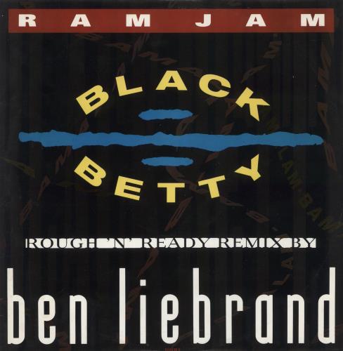 Ram Jam Black Betty - Promo Sticker 12" vinyl single (12 inch record / Maxi-single) UK RJM12BL872688