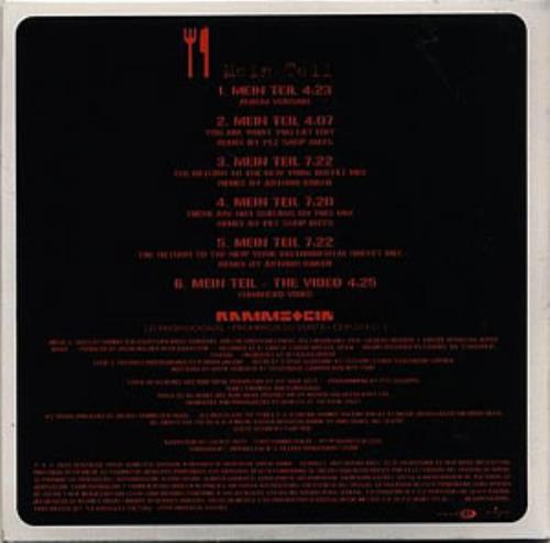 Rammstein Hands On Mein Teil CD single (CD5 / 5") Mexican RMMC5HA303267