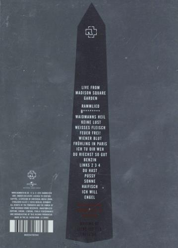 Rammstein In Amerika DVD UK RMMDDIN830174