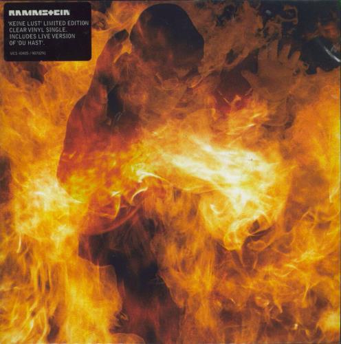 Rammstein Keine Lust 7" vinyl single (7 inch record / 45) UK RMM07KE314747