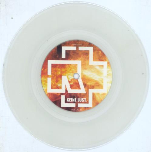 Rammstein Keine Lust 7" vinyl single (7 inch record / 45) UK RMM07KE314747