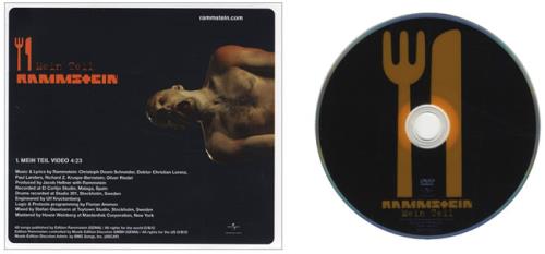 Rammstein Mein Teil Video DVD Single Canadian RMMDSME432743