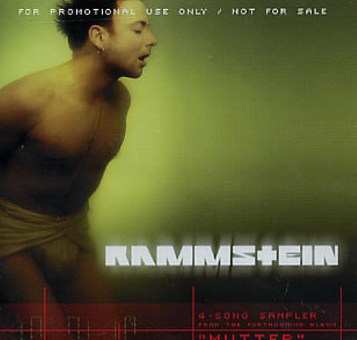Rammstein Selections From The Forthcoming Album 'Mutter' CD single (CD5 / 5") US RMMC5SE188835