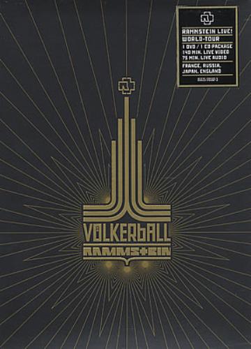 Rammstein V�lkerball 2-disc CD/DVD set European RMM2DVL382334