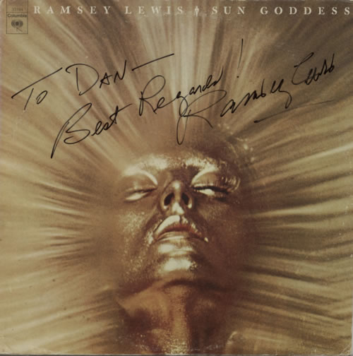 Ramsey Lewis Sun Goddess - Autographed memorabilia US RB8MMSU601282