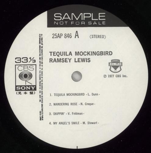 Ramsey Lewis Tequila Mockingbird vinyl LP album (LP record) Japanese RB8LPTE872488