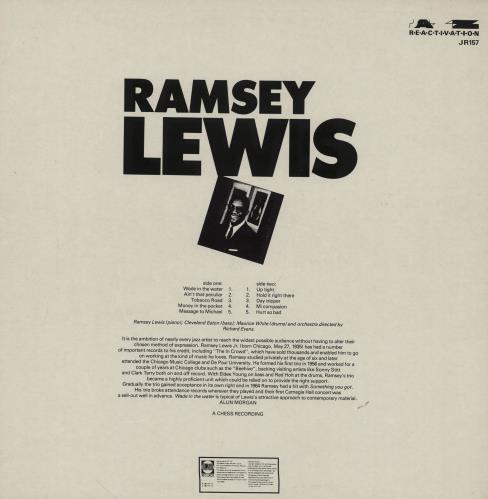 Ramsey Lewis Wade In The Water vinyl LP album (LP record) UK RB8LPWA759514