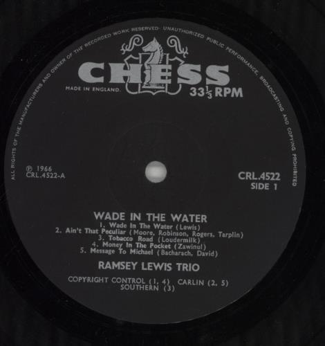 Ramsey Lewis Wade In The Water vinyl LP album (LP record) UK RB8LPWA863001