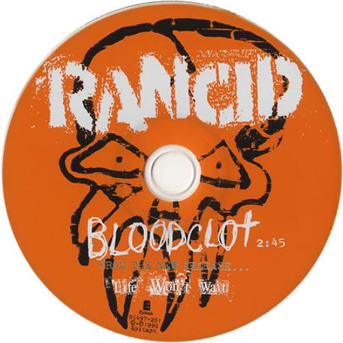Rancid Bloodclot CD single (CD5 / 5") US RCDC5BL412519