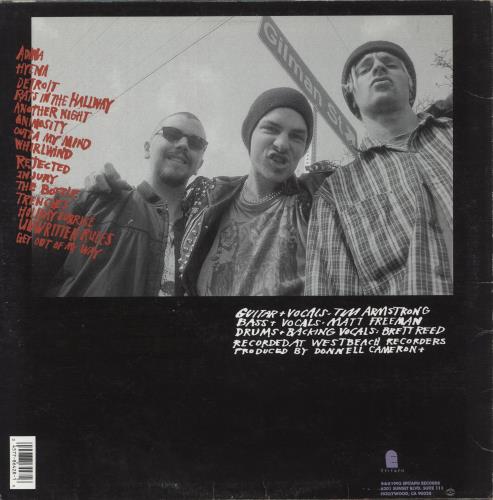 Rancid Rancid vinyl LP album (LP record) US RCDLPRA887066