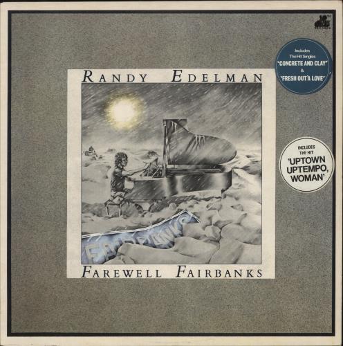Randy Edelman Farewell Fairbanks - Hype stickers vinyl LP album (LP record) UK RKQLPFA865708