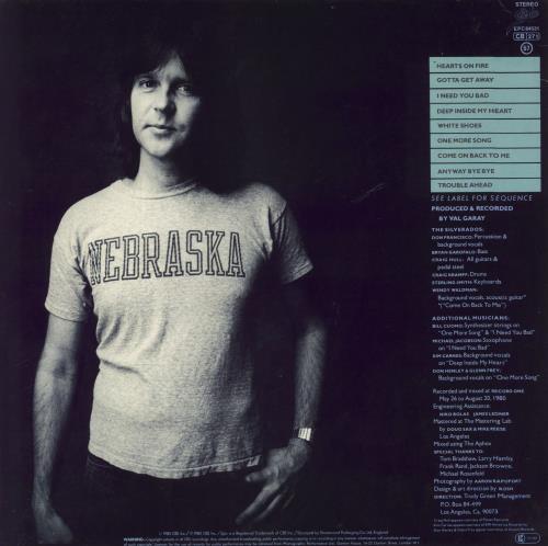 Randy Meisner One More Song vinyl LP album (LP record) UK RMSLPON565210