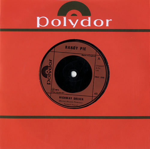 Randy Pie & Family Highway Driver 7" vinyl single (7 inch record / 45) UK RPF07HI597955