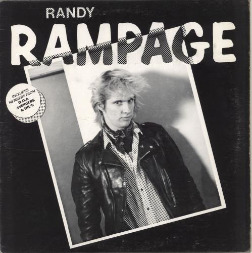 Randy Rampage Randy Rampage EP 12" vinyl single (12 inch record / Maxi-single) Canadian YG912RA706410