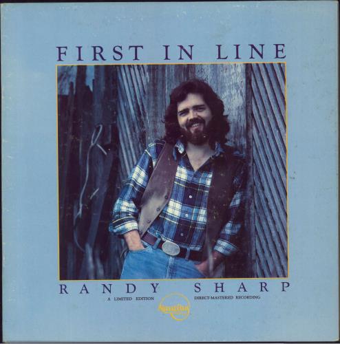 Randy Sharp The First In Line vinyl LP album (LP record) US R7ZLPTH806007