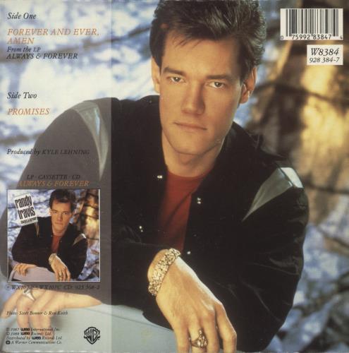 Randy Travis Forever And Ever, Amen 7" vinyl single (7 inch record / 45) UK RAN07FO890251
