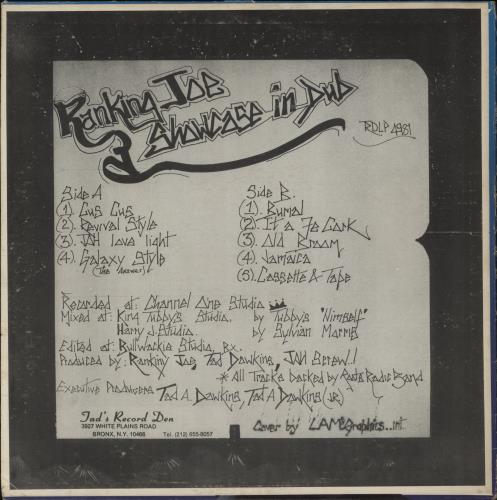 Ranking Joe Showcase vinyl LP album (LP record) US XBRLPSH837728