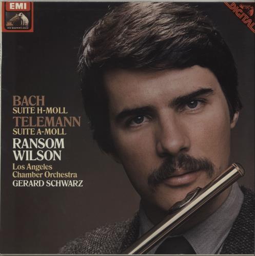 Ransom Wilson Bach: Suite H-Moll / Telemann: Suite A-Moll vinyl LP album (LP record) German XDULPBA656367