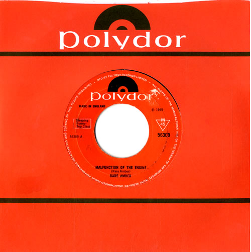 Rare Amber Malfunction Of The Engine 7" vinyl single (7 inch record / 45) UK RAR07MA597677