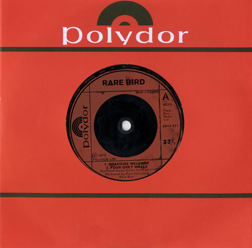 Rare Bird Roadside Welcome 7" vinyl single (7 inch record / 45) UK RRB07SY375761