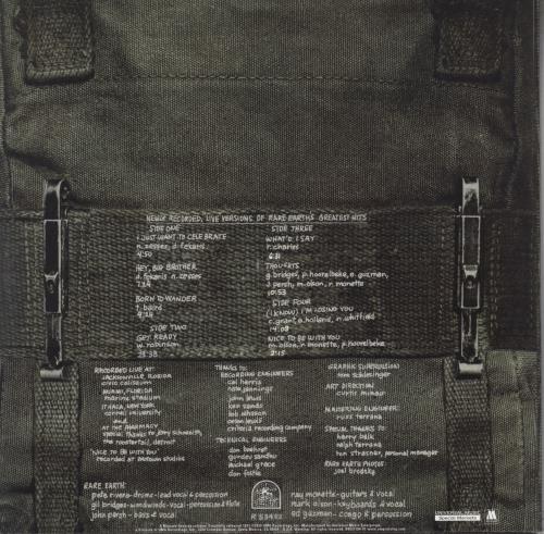 Rare Earth In Concert - Opaque Olive Green Vinyl 2-LP vinyl record set (Double LP Album) US RRE2LIN833565