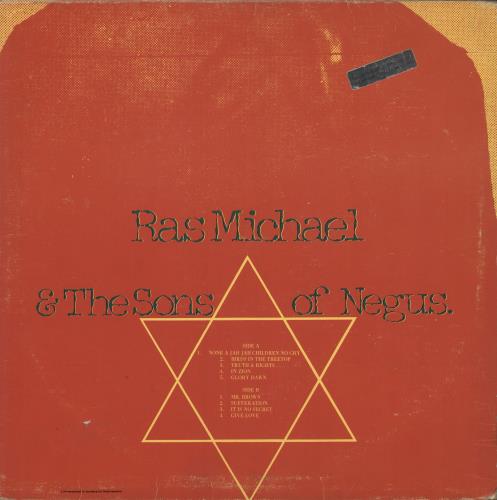 Ras Michael Rastafari vinyl LP album (LP record) Jamaican RQ1LPRA727056