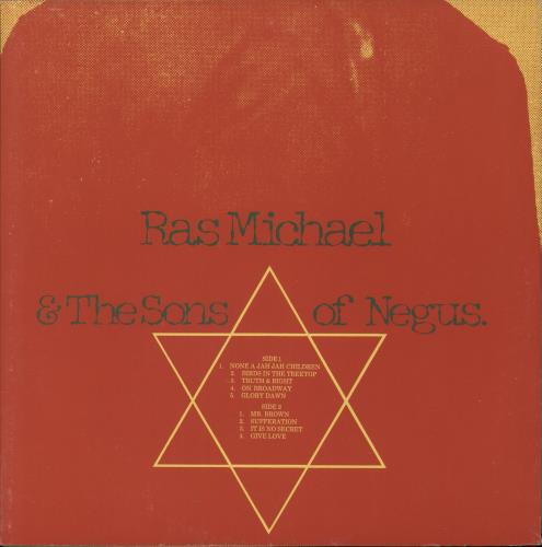 Ras Michael Rastafari vinyl LP album (LP record) UK RQ1LPRA766088