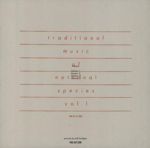 Rashad Becker Traditional Music Of Notional Species Vol. I vinyl LP album (LP record) German 8OXLPTR854587