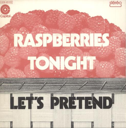 Raspberries Tonight 7" vinyl single (7 inch record / 45) French RRP07TO738986