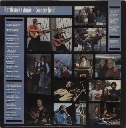 Rattlesnake Annie Country Livin' vinyl LP album (LP record) UK RX8LPCO751818
