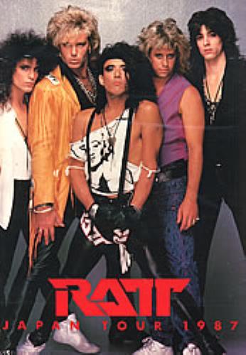 Ratt Japan Tour 1987 tour programme Japanese RTTTRJA277225