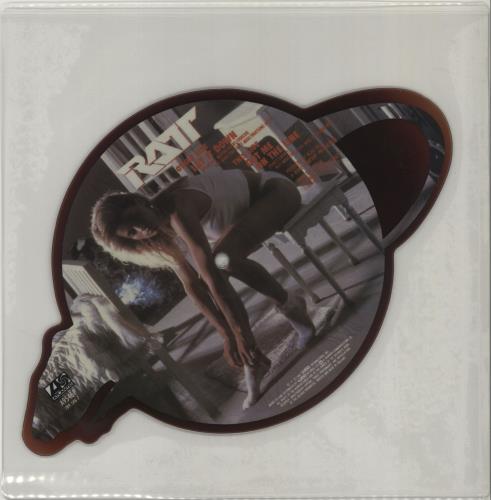 Ratt Lay It Down - Alternate Rat Image shaped picture disc (picture disc vinyl record) UK RTTSHLA596432