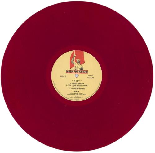 Ratt Ratt - Red Vinyl 12" vinyl single (12 inch record / Maxi-single) UK RTT12RA847724