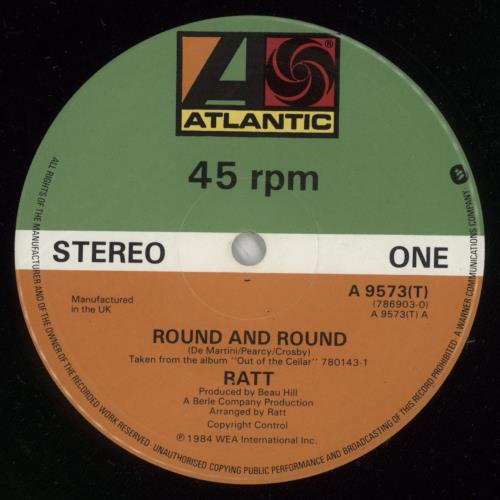 Ratt Round And Round 12" vinyl single (12 inch record / Maxi-single) UK RTT12RO869776