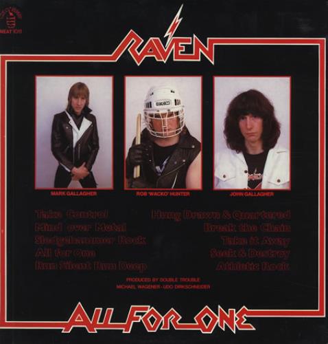 Raven All For One vinyl LP album (LP record) UK RAVLPAL281241