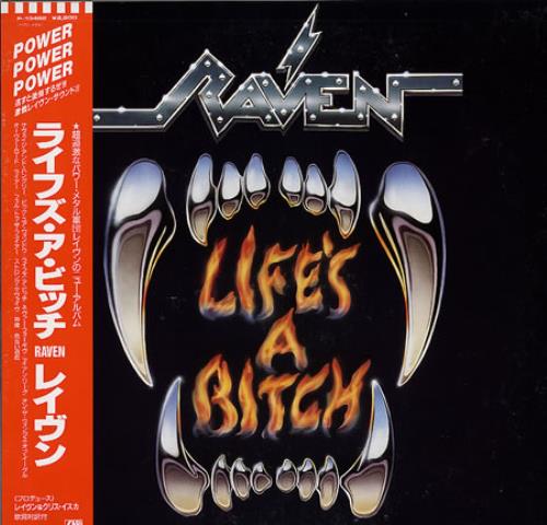 Raven Life's A Bitch vinyl LP album (LP record) Japanese RAVLPLI238662