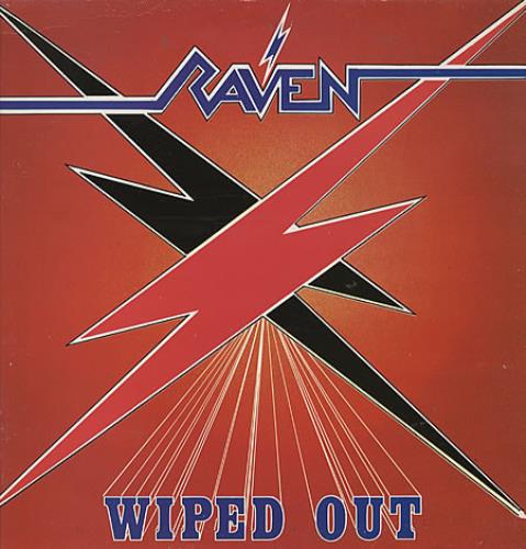 Raven Wiped Out + merch insert vinyl LP album (LP record) UK RAVLPWI332634