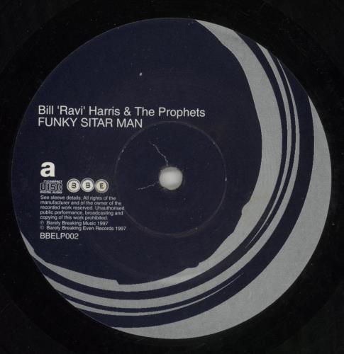Ravi Harris And The Prophets Funky Sitar Man vinyl LP album (LP record) UK 9P3LPFU868871