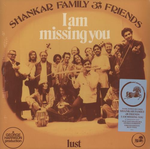 Ravi Shankar I Am Missing You - RSD 2022 - Blue Vinyl - Sealed 12" vinyl single (12 inch record / Maxi-single) UK RVK12IA788793
