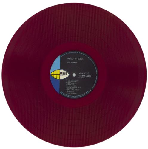 Ravi Shankar Portrait Of Genius - Red Vinyl + Obi vinyl LP album (LP record) Japanese RVKLPPO868185