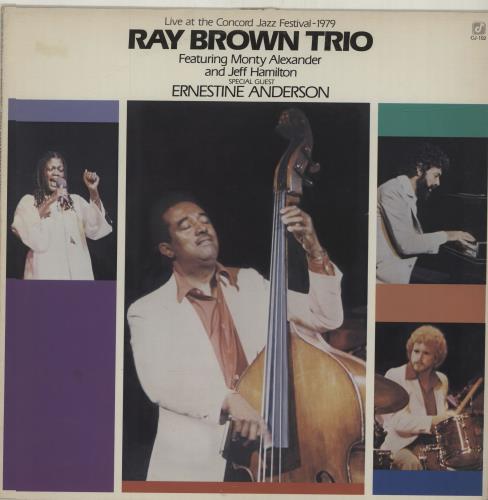 Ray Brown Live At The Concord Jazz Festival 1979 vinyl LP album (LP record) US OWNLPLI688045