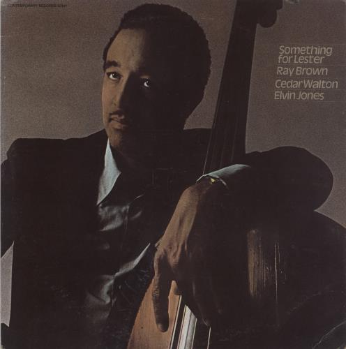 Ray Brown Something For Lester vinyl LP album (LP record) US OWNLPSO878498