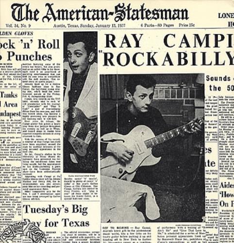 Ray Campi Rockabilly vinyl LP album (LP record) US RB9LPRO302300