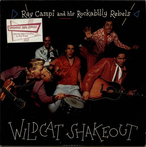 Ray Campi Wildcat Shakeout + 7" vinyl LP album (LP record) UK RB9LPWI702952