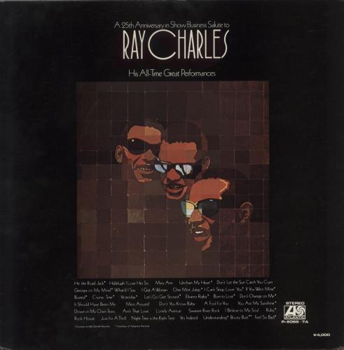 Ray Charles A 25th Anniversary In Show Business Salute To Ray Charles 2-LP vinyl record set (Double LP Album) Japanese RYH2LAT880788