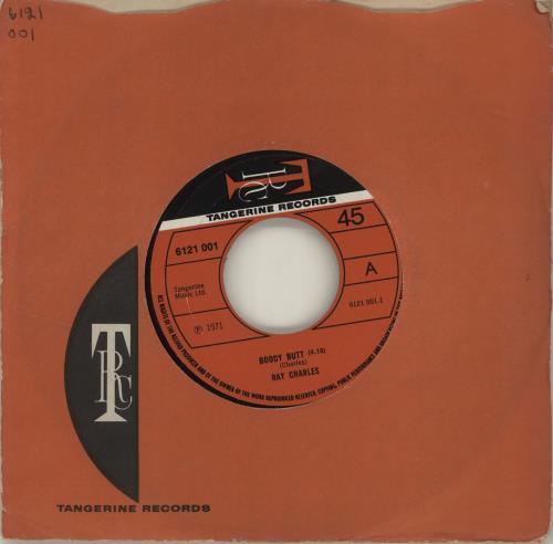 Ray Charles Boody Butt 7" vinyl single (7 inch record / 45) UK RYH07BO683028