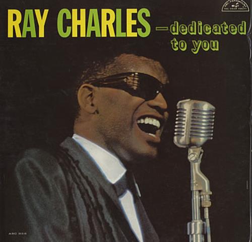 Ray Charles Dedicated To You vinyl LP album (LP record) US RYHLPDE378668