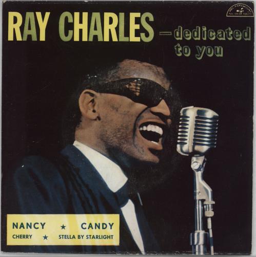 Ray Charles Dedicated To You 7" vinyl single (7 inch record / 45) Dutch RYH07DE763683