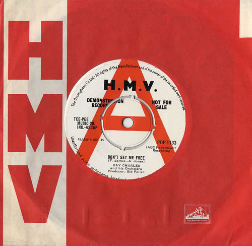 Ray Charles Don't Set Me Free 7" vinyl single (7 inch record / 45) UK RYH07DO481063
